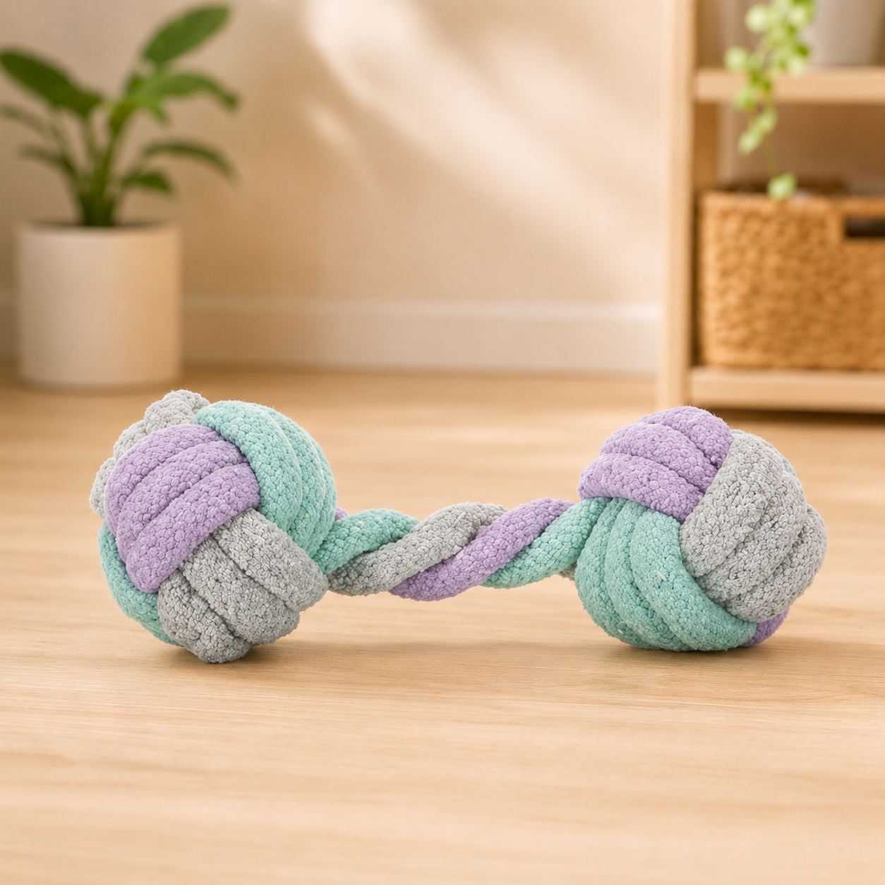 Junior touw halter van 15 cm voor puppy’s